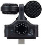 Zoom Am7 Mid Side Stereo Condenser Microphone USB Front View